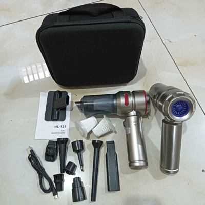 Small Mini Dust Blower, Tozsoranlar - silver-gray-red-blue-ev-box-2-filters-hose-color-optional