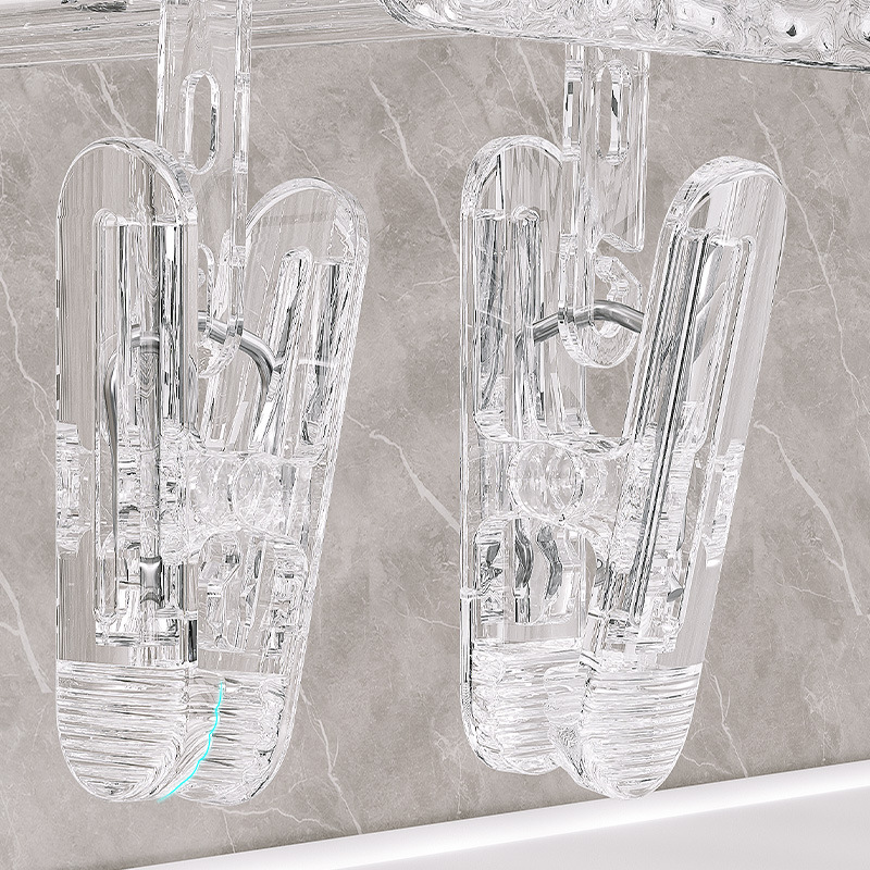 Vipers plegable calcetines estante de almacenamiento sin agujeros perforación ropa interior doméstica ropa interior múltiples clips estante de secado artefacto