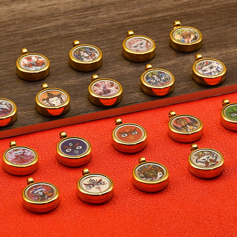 Mini Tangka Gauwu Box Pendant Can Hold Things, Versatile, Suitable for Guardian Deities, Manjushri, Medicine Buddha Tangka Mini Tangka Gauwu Box Pendant Can Hold Things, Versatile, Suitable for Guardian Deities, Manjushri, Medicine Buddha Tangka