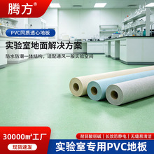 实验室工程专用地胶耐磨防静电卷材净化车间b1防火pvc塑胶地板