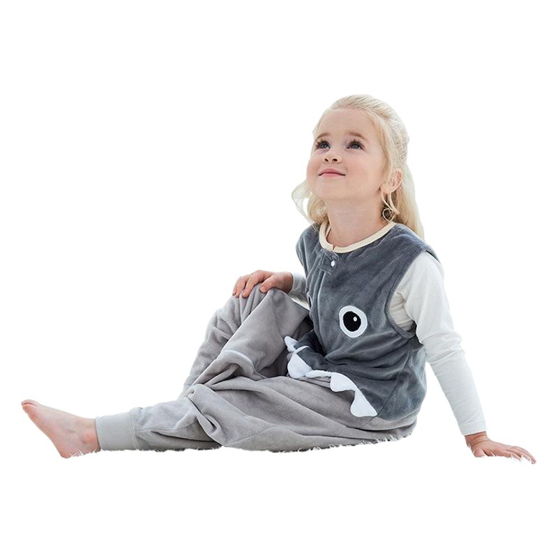 MICHLEY mono de bebé transfronterizo primavera y otoño saco de dormir para bebés saco de dormir de pierna dividida para niños ropa de hogar para niños