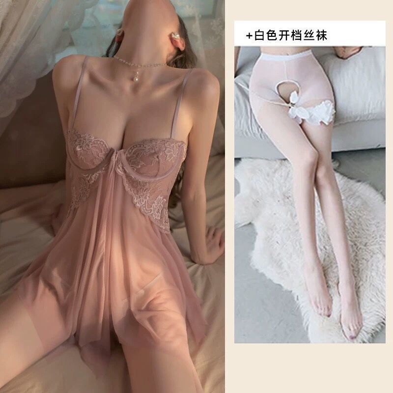 8813 스킨 컬러 + 화이트 오픈 양말