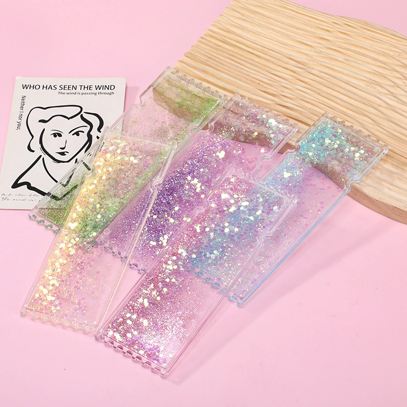 Акриловый поток конопли билет корень Закладка зыбучий песок слизь карта кирпич зыбучий песок маджонг слизь пластина украшение масло DIY мечта зыбучий песок