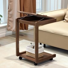 沙发边几可移动带轮客厅家用简约侧边柜2025新款电脑桌茶几小桌子