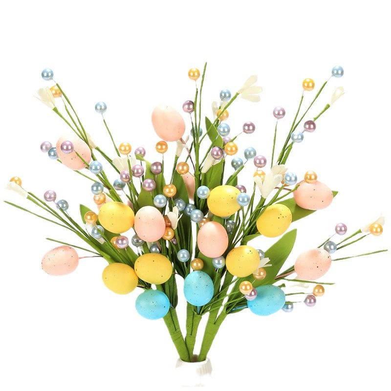 2025 Easter Egg Simulation Beats Putting Branches Spring Home Decoration European and American style modern minimalist flower decoration