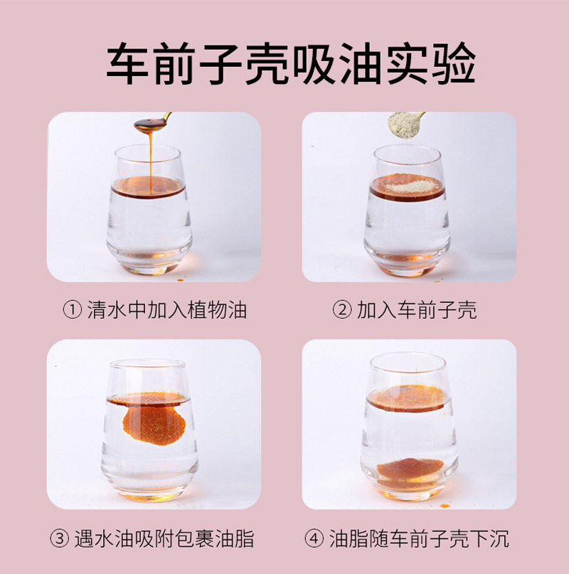 Psyllium Husk Powder Che Qian Zi Ke 100g Jar Low Temperature Baked Fiber Supplement for Daily Wellness Drinks preparation