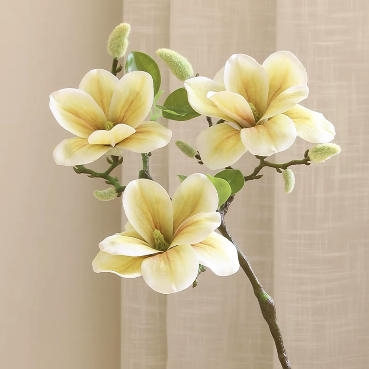 Моделирование магнолии 3D ощущение Магнолия дома гостиная крыльцо Цветочные Ложные Цветочные украшения Украшение Цветочная композиция материал
