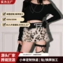 字母高腰辣妹跨境半身裙