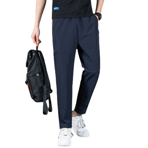 Men's Cross-border Spring and Autumn Casual Pants, Long Sports Leisure Loose Nine-hole Pants, Quick-drying Men's Pants