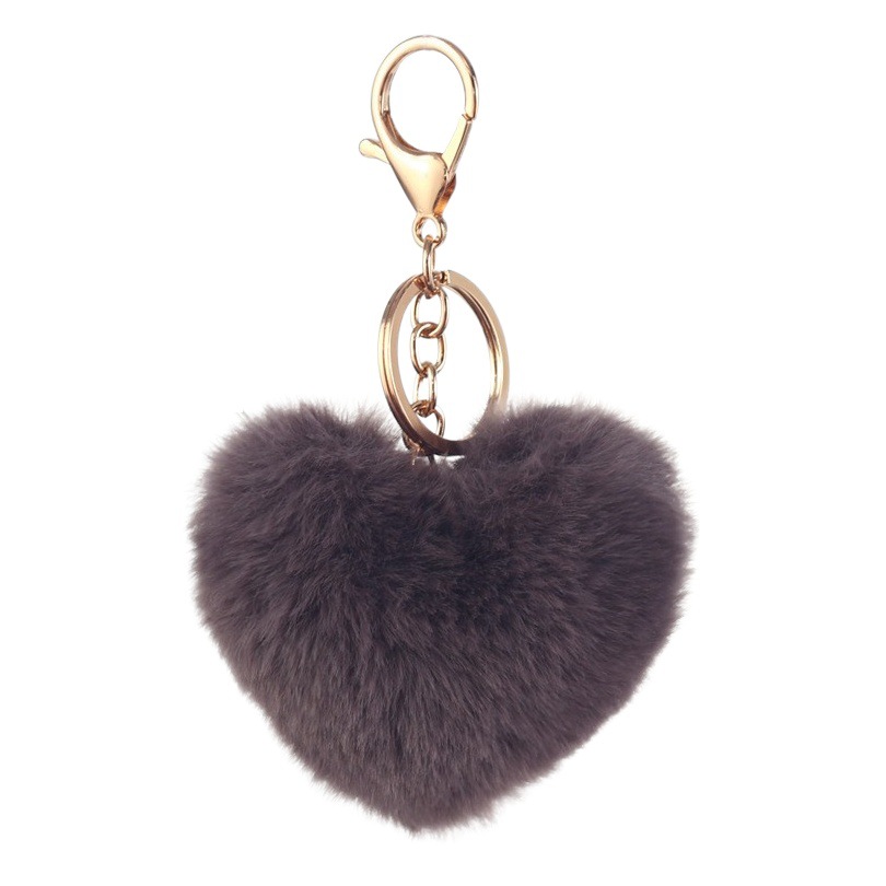 ファッション愛ハート形8センチのぬいぐるみのキーホルダー