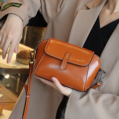 Premium Leather Women's Bag Trendy Fashionable Mini Shell Bag 2023 New Arrival Super-Hot Shoulder Crossbody Bag