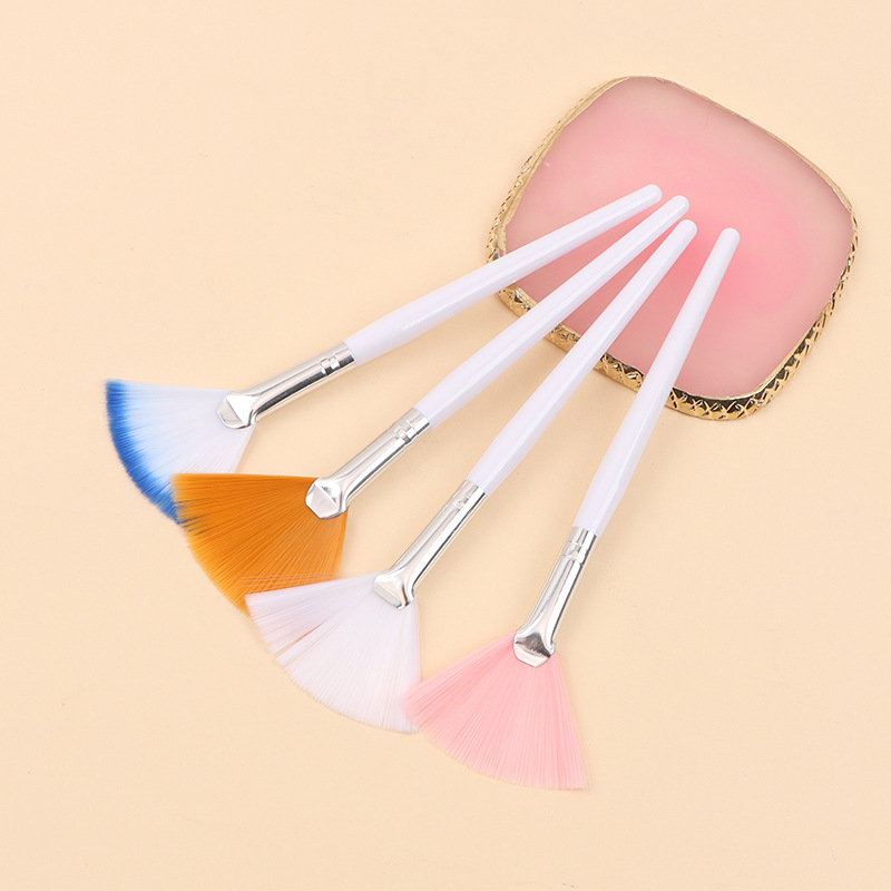 Fuente Fábrica Cepillo de mascarilla facial Salón de belleza Maquillaje de bricolaje Cepillo de ácido de frutas Esencia de belleza rejuvenecedora Cepillo en forma de abanico Cepillo de spa