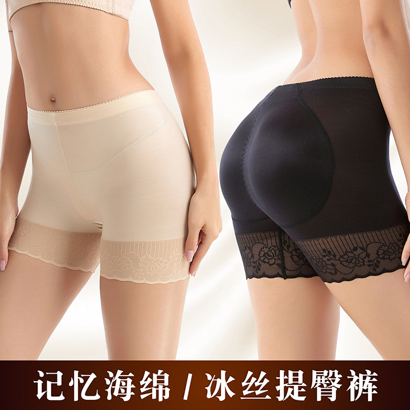 Cross-border European and American sponge pad butt-enhancing underwear, fake butt PP butt-lifting pants, buttocks and beautiful butt bottoming, body-shaping underwear