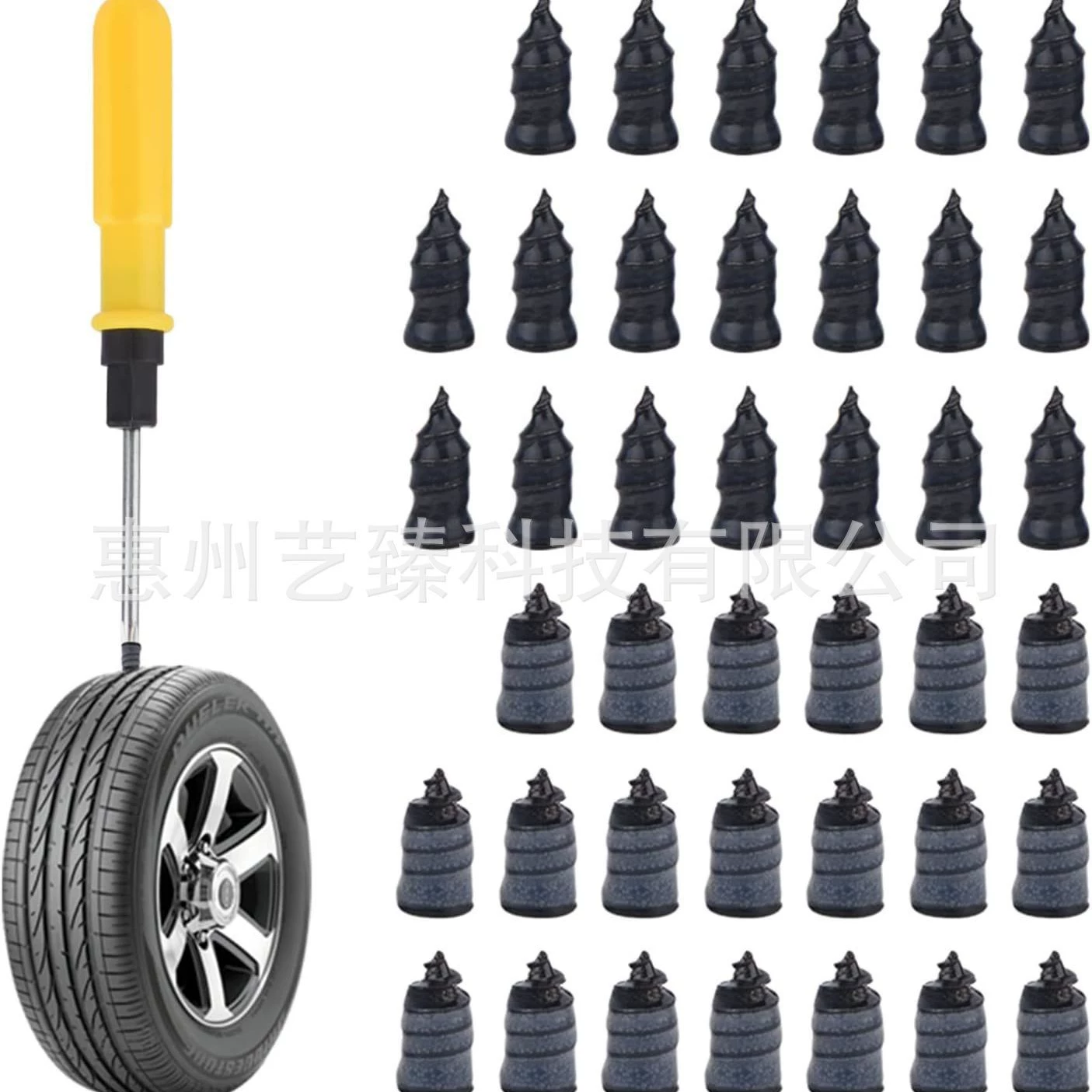 Автомобильный вакуумный ремонт шин, комплект для ремонта шин, гвоздь для ремонта шин, резиновый винт для ремонта шин