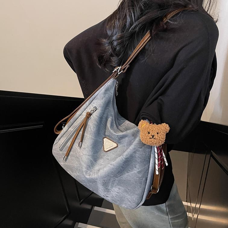 Bolsa de viaje al trabajo, gran capacidad 2025, nueva mochila casual, mochila de hombro de moda, color contrastante.