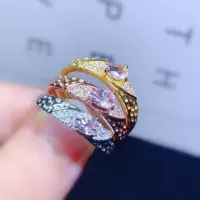 Кольцо из стерлингового серебра S925 с инкрустацией из натурального морганита, индивидуальный нишевый дизайн, капля воды, ювелирные изделия свежего цвета, ювелирное кольцо