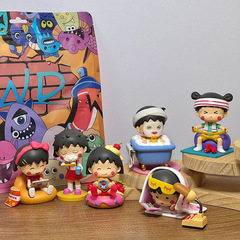 ちびまる子ちゃん 日常シリーズ 洗顔・運動・入浴・手作りオフィスフィギュア トレンドモデル 置物 おもちゃ ギフト