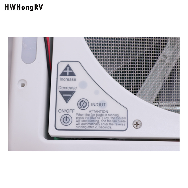 340*340mm con luz tragaluz ventilador de escape RV partes de modificación de arriba RV ventilador