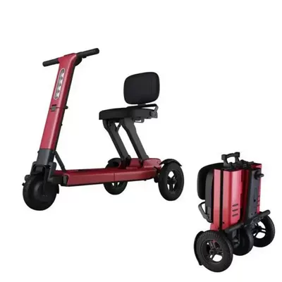 Qatlanan elektrik velosipedlər Scooter Folding Three-Wheel Electric
