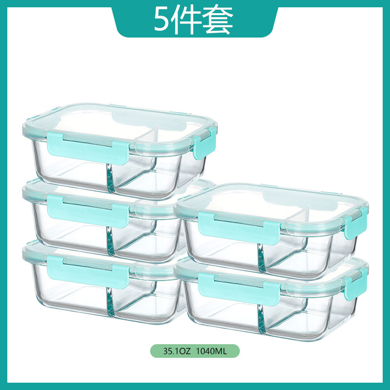 Juego de cinco piezas en verde