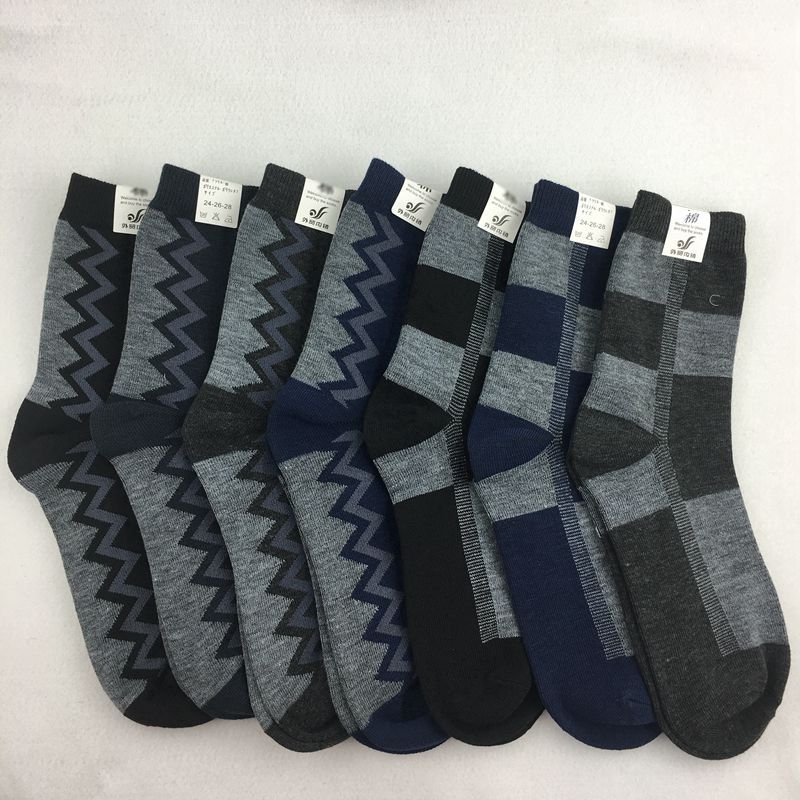 autumn and winter new socks men‘s socks color matching cotton thigh high socks running rivers and lakes products padfoot stall socks