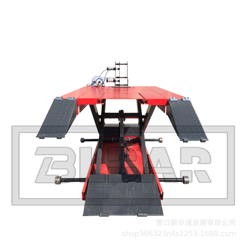1,4 M coche ascensor ultra-Delgado pequeño tijeras hidráulico eléctrico tijera elevación auto reparación