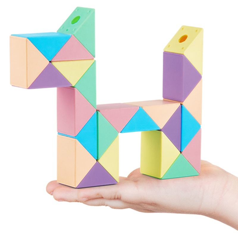 Variedad de regla mágica estudiantes utilizan un conjunto completo de 24 segmentos 72 segmentos 240 segmentos 108 segmentos inteligencia juguetes educativos para niños Venta caliente