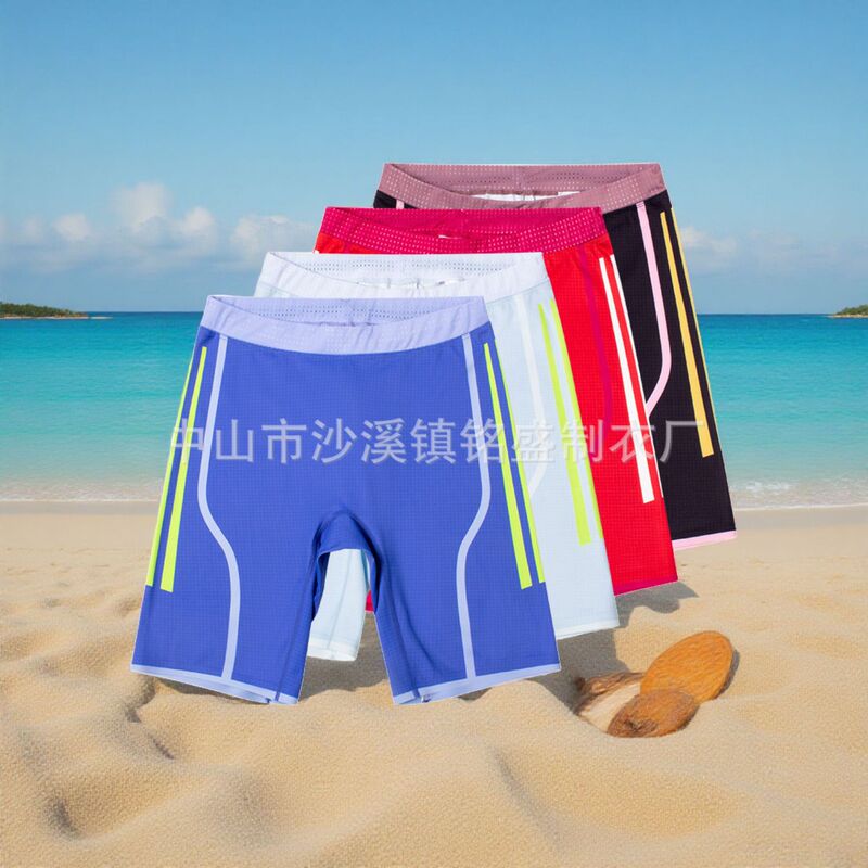 Track and Field Fitness Running Men's Tight Shorts Custom Outdoor Sports Training Quick-Dry Breathable High-Elastic Pants Men Summer