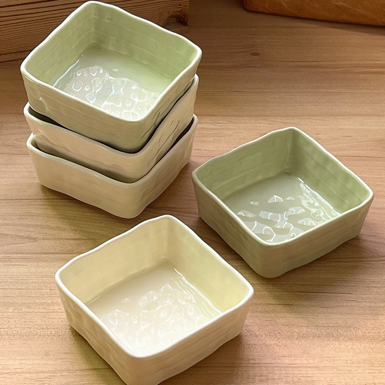 高顏值家用味碟陶瓷餃子蘸料碟ins輕奢風日式醬油碟子創意小吃碟
