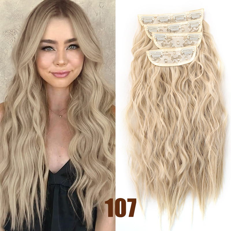 Synthetic Hair Clip-in Extensions For Volumising Curly Hair_voghion.com