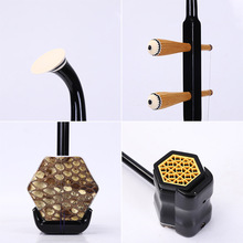 色木白木二胡 圆杆二胡乐器专业初学二胡全套民族乐器厂家批发