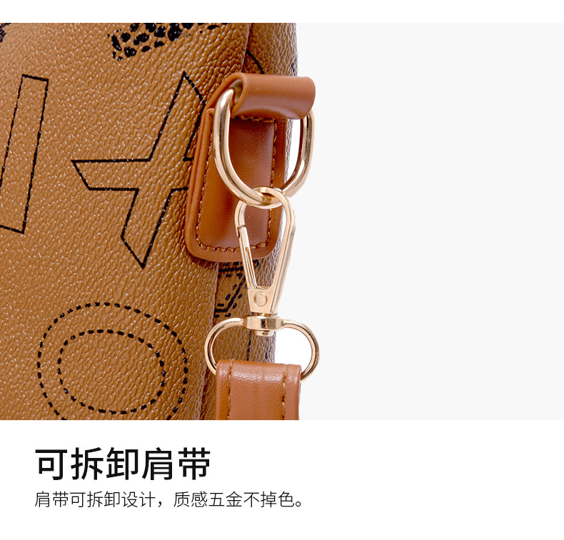 Cross-border foreign trade large-capacity new European and American retro mother-and-child bag multi-piece set women's bag, single-shoulder crossbody handbag undefined