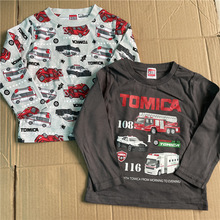 出口日本尾单 儿童 春秋 多美卡 长袖打底衫 T恤 90100码