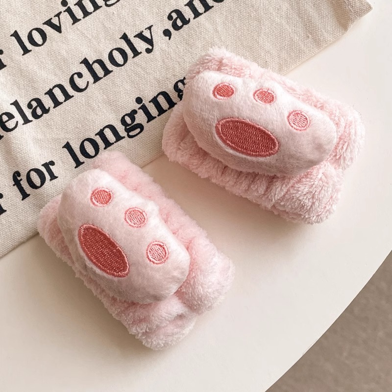 Caricatura encantadora muñeca de peluche intestino grueso anillo de cabello oso caño invierno corda clip de cabello cola de caballo joyeros de cabello nueva chica