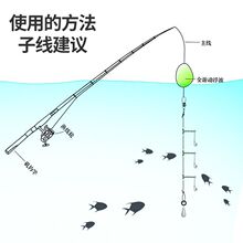 天平钓组海钓钢丝串钩线组套装海杆抛竿钓鱼防缠绕白果子窜钩批发