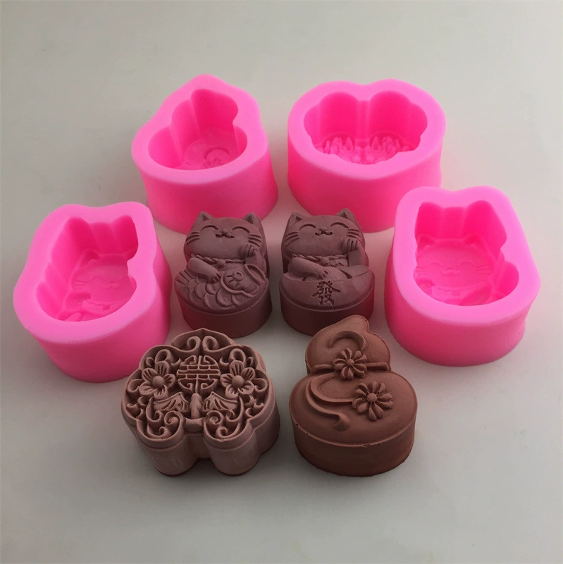 Силиконовая форма для мороженого, акриловое мыло, свеча