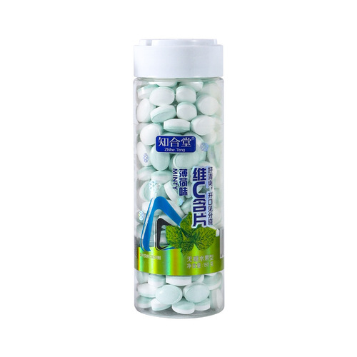 Knowledge Hall Sugar-Free Vitamin C Lozenge with Mint Flavor Economical Pack Pressure Candy Snack Wholesale
