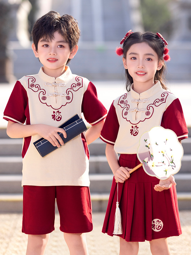 Summer summer clothing for students for kindergarten