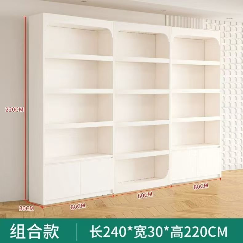 展示柜产品化妆品货架样品美容院置物架美甲多层玻璃门陈列柜子|undefined