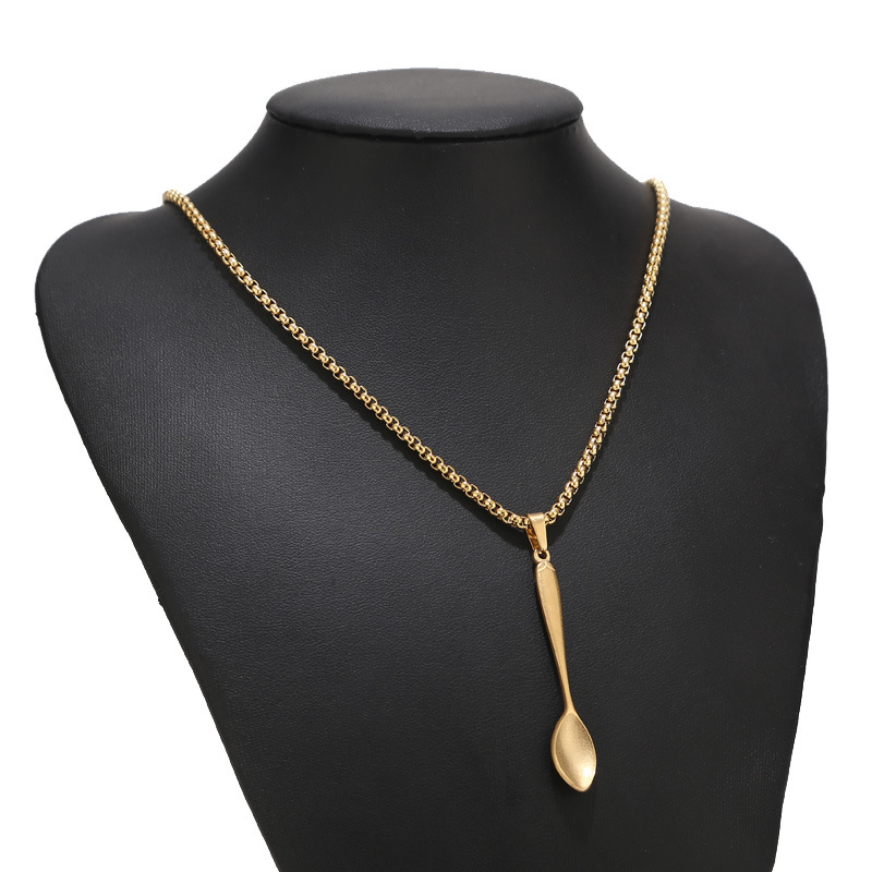 Wholesale Jewelry Retro Scissors Spoon Kitchen Knife 304 Stainless Steel Plating display picture 11