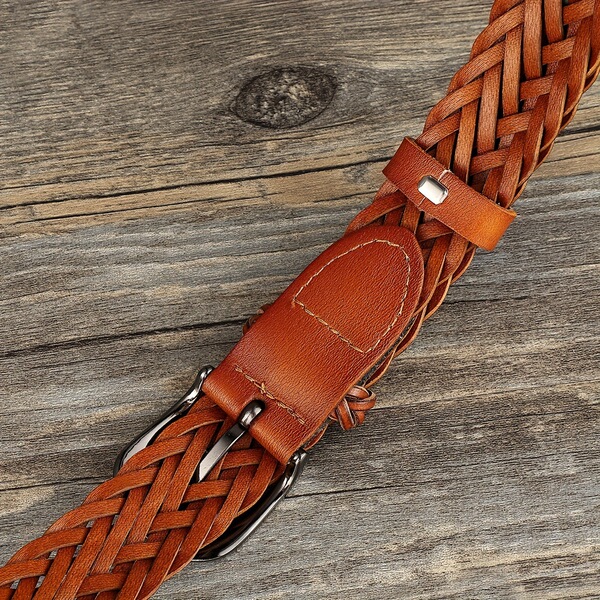 Retro woven durable classic belt handmade