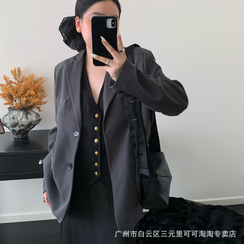 小众简约时尚麂绒磨砂皮豆腐包2025新款宽肩带真皮通勤百搭斜挎包|undefined