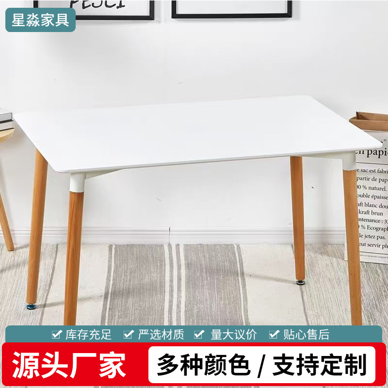 Manufacturer Supplies Negotiation and Reception Tables, Simple Leisure Round Tables for Milk Tea Shops and Cafes, Creative Minimalist Dining Tables for Home Use
