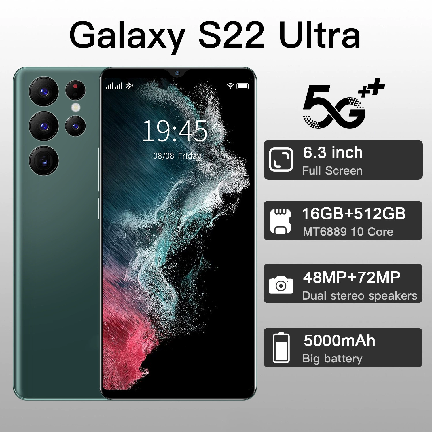 Мобильный телефон, смарт-часы, S22 Ultra, (跨境 торговля), оптовая торговля, Wish, LAZADA