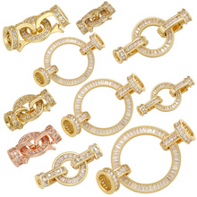 ͭ��18K��ɫ΢���ʯԲ�������DIY��Ʒ��˫��ͷ������VK135