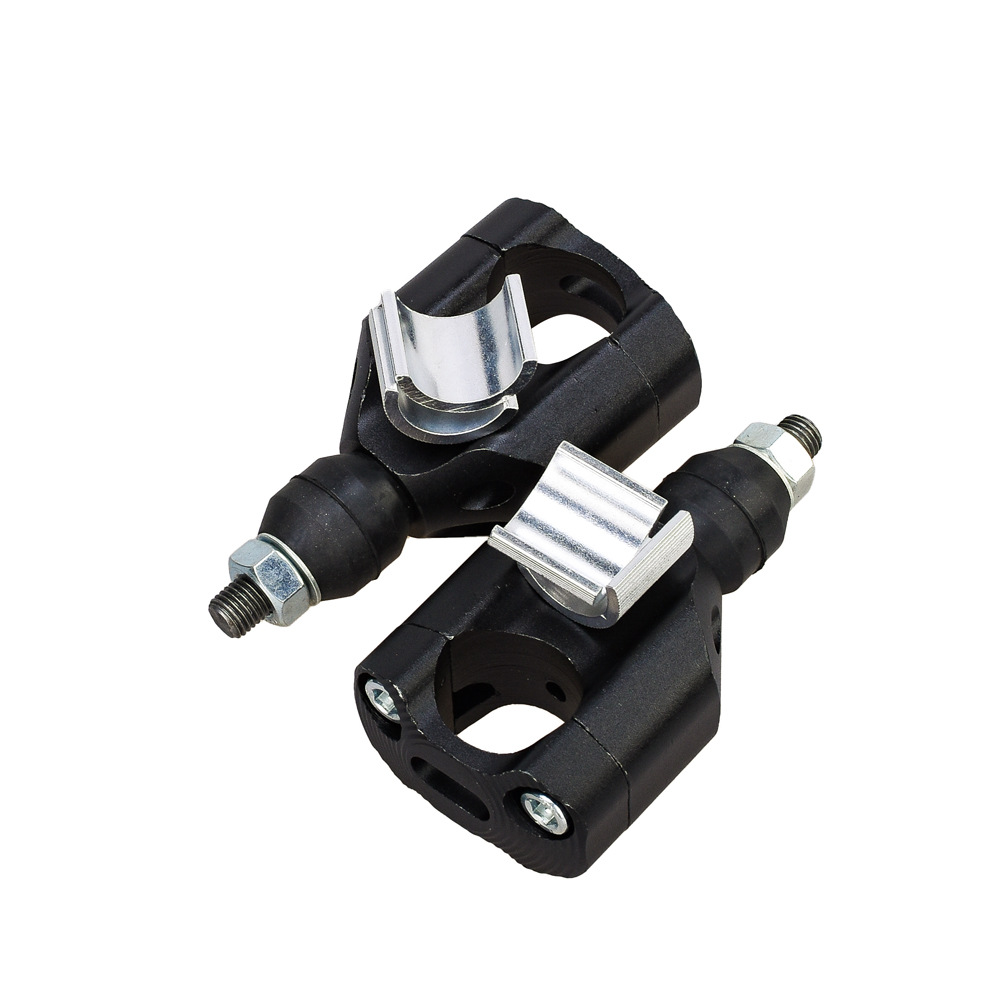 Universal motocicleta todoterreno accesorios de modificación de vehículos grifo bloque de presión engrosada titular de la tarjeta refuerzo reducir código de presión del manillar