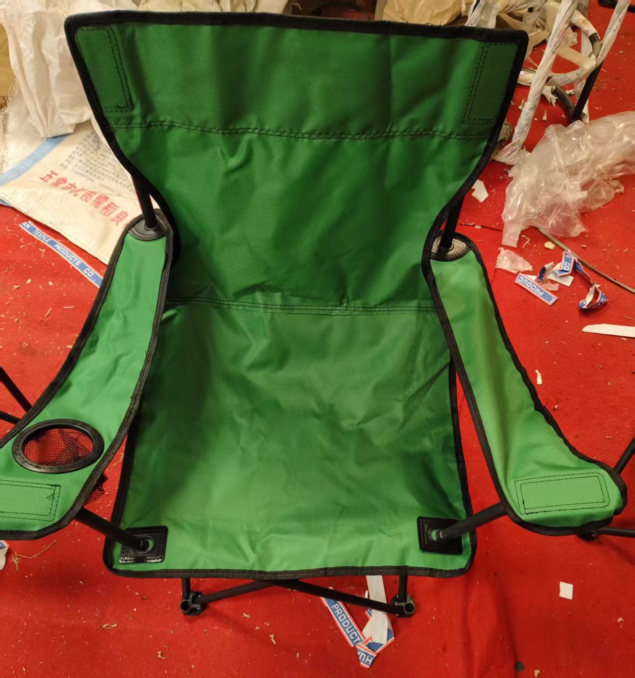 Reposabrazos verdes 50 * 50 * 80 bolsas de recogida