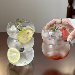 現物卸売り高ホウケイ酸ガラスジュースカップ家庭用牛乳コーヒーカップ新型高颜値かわいいグラス