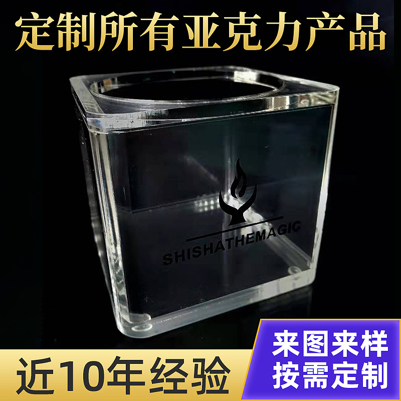 亚克力etb 防尘盒高透明收纳盒 五面防尘礼物盒 亚克力实图拍摄