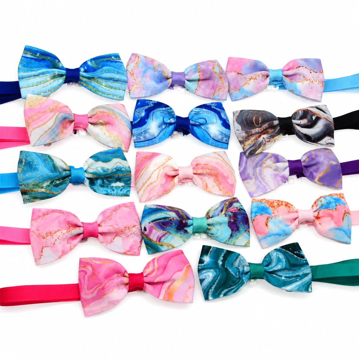 marble bow tie with bow